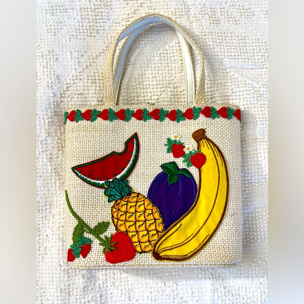 Vintage 1950s? JR Florida Fruit Purse